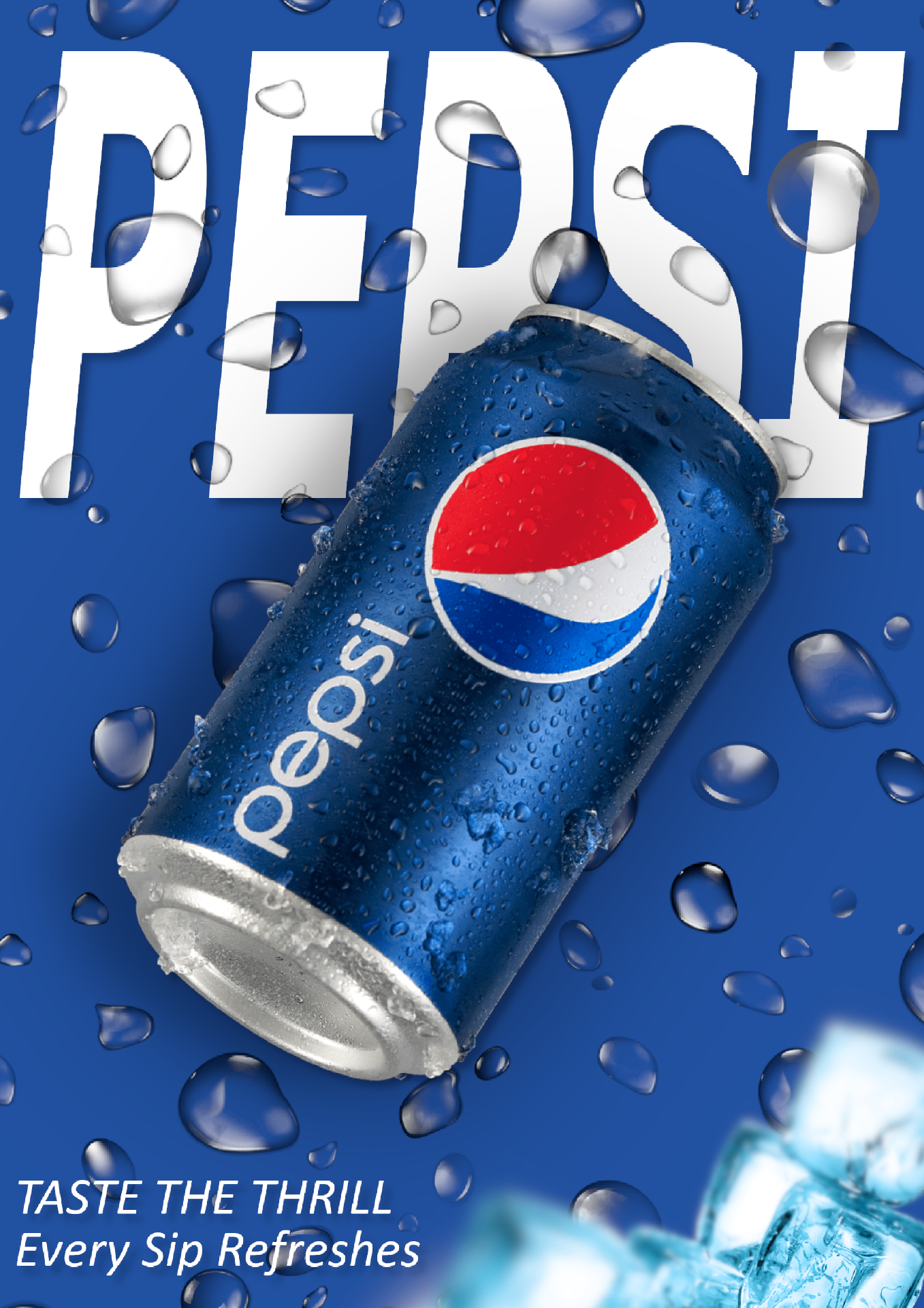 Pepsi poster design by NEXFIY